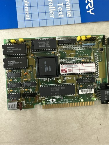 SPERRY Monochrome Text Controller 1986 Emulex Computer Board - 第 2/3 張圖片