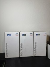 LOT OF 3 NEW Ubiquiti Networks 24V 0.5A Carrier POE Adapter Injector Power Cord