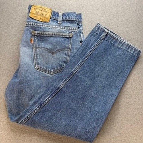 Vintage Levis 505 Jeans Mens 34x30 (Fits 32x24) Orange Tab Vintage USA