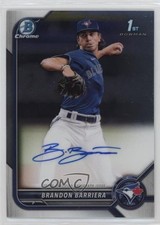 2022 Bowman Draft Chrome Draft Pick Auto Brandon Barriera #CDA-BBA Auto 1n8a