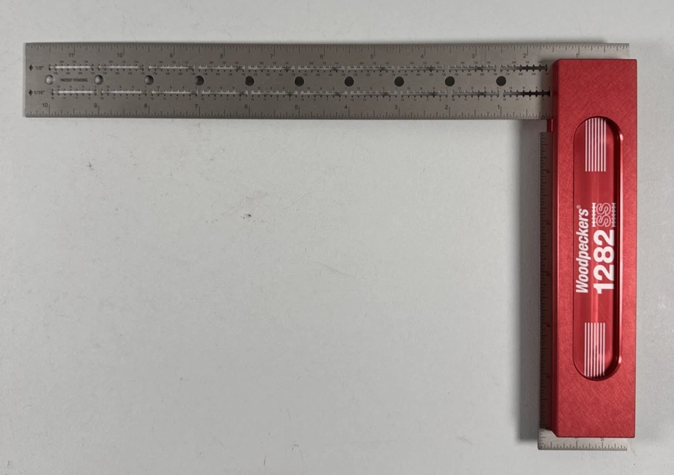 Woodpecker 1282SS Stainless Steel Woodworking Square 12" NOS New in Box - Image 4 of 4