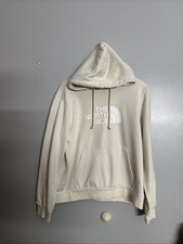 The North Face Women's Cream Hoodie Sweatshirt Medium