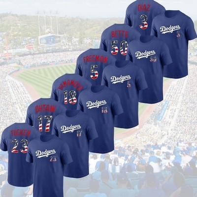 L.A Dodgers Baseball 250th Independence Day Shirt USA Stadium Fan Gift Tee