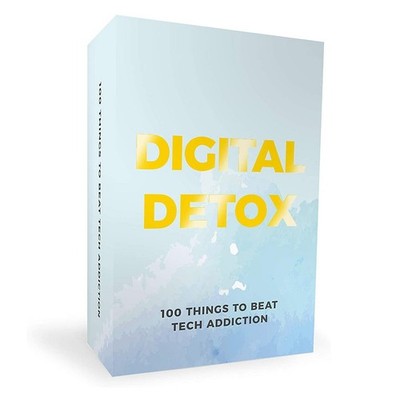 Gift Republic Digital Detox 100 Karten gegen Tech Addiction aus- und ausstecken