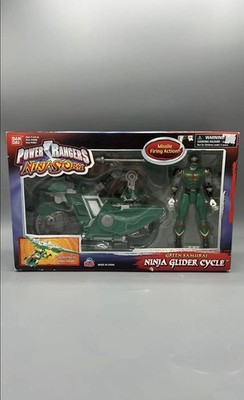 Power Rangers Ninja Storm Green Samurai Ninja Glider Cycle New Sealed