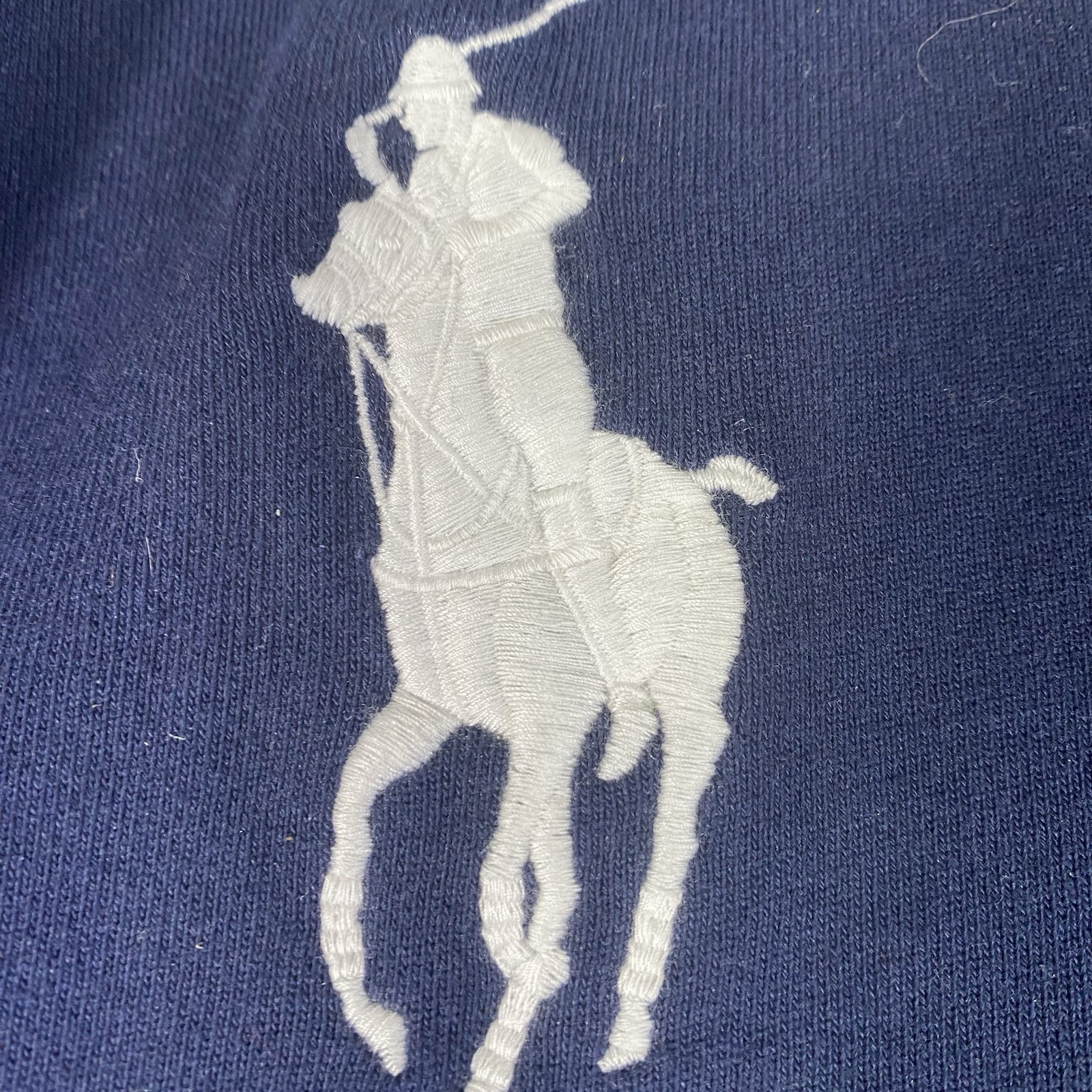 Felpa con cappuccio tennis Ralph Lauren US Open 2006 uomo taglia large blu big pony