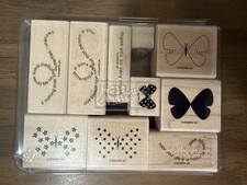 Stampin Up Flight of the Butterfly Stamp Set, 111564 W/ Butterfly Punch