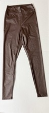OFFLINE by Aerie High-Waisted Faux Leather Leggings - Black, Brown/Coffee Size M
