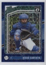 2024 Panini Donruss Optic Rated Prospects Blue Velocity Prizm Diego Cartaya 0e29