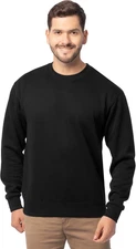 Fruit of the Loom Men's Eversoft Fleece Pullover Crewneck Sweatshirts