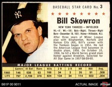 1961 Post Cereal #3 Bill Skowron  Perforated Yankees 3 - VG