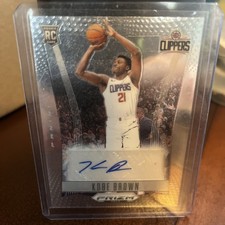 2023-24 Panini Prizm Deca - Kobe Brown #DS-KBR Signatures Auto (RC) Clippers