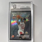 Topps 1996 Top Crop Michael Jordan TC9 Gary Payton Graded 2-Card Lot Refractor