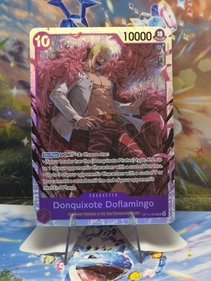 One Piece CCG Donquixote Doflamingo The Azure Seas Seven SR Foil OP14-069 NM