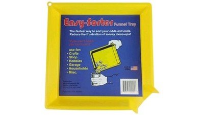 SORT FUNNEL POUR TRAY Small Parts Plastic Organizer Easy Sorter TEERCO 37081