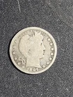 1897 U.S. Barber silver Quarter  - Solid GOOD (small rim bump)     stk#Q61