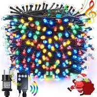 Lichterkette Weihnachtsbaum 20M 200LED Bunt AußEn Strombetrieben Wasserdicht