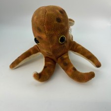 Wild Republic Huggers Octopus Plush Toy Stuffed Animal Snap Bracelet