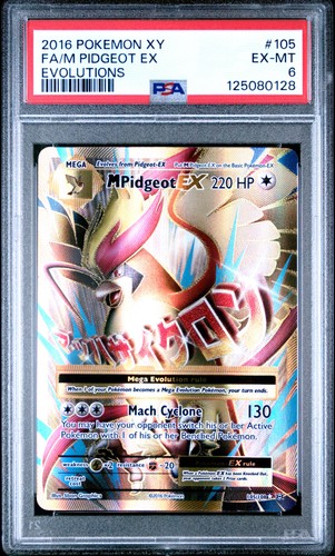 M Pidgeot-EX graded PSA 6 for sale on eBay