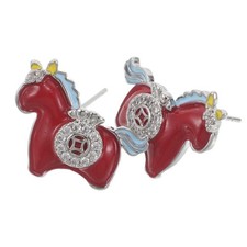  2pcs Mini Horse Earrings for Women - Horse Earrings Gift for New Year Birthday