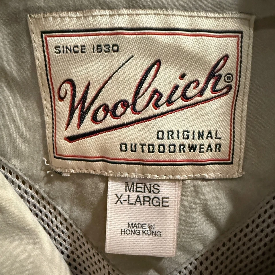 Chaqueta de campo gris Woolrich de colección para hombre tareas granero pescador herencia pescador caza Foto 3 de 4