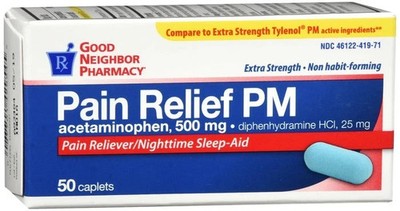 ##Good Neighbor Pharmacy Pain Relief Acetaminophen 500mg Caplets 50CT