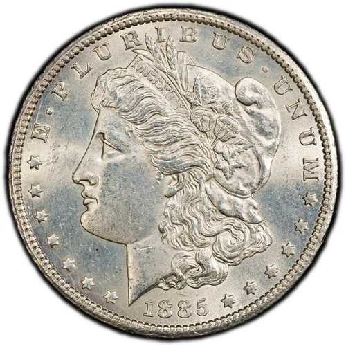 1885-CC Morgan Dollar — photo from the most recent tracked eBay sale