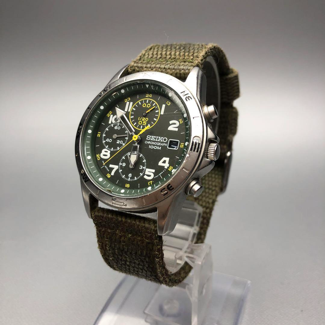 SEIKO セイコークロノグラフ 7T92-0DX0 極美品 2025年最新】SEIKO 7T92 0DX0の人気アイテム - メルカリ