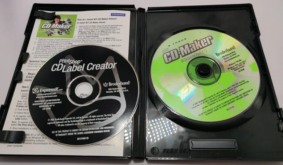 NTI CD-Maker Essentials / The Print Shop CD Label Creator MS/Win USED - Image 3 of 3