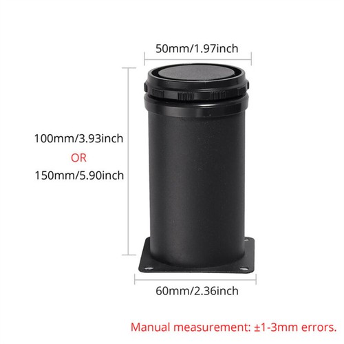 8Pc 10/15cm Metal Furniture Legs Adjustable Cabinet Sofa Kitchen Bed Couch Feet~ - Picture 16 of 26