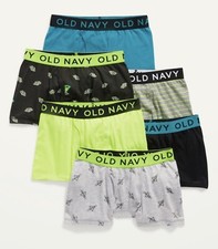 Old Navy Boys Size Small  Boxer Brief 6-pack  Space   Retails 25 NEW