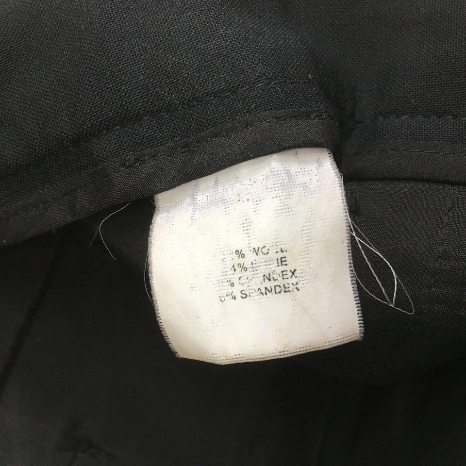 THEORY Black Rose S/Broadway Wool Blend Dress Pant Womens sz 2 - Image 3 of 4