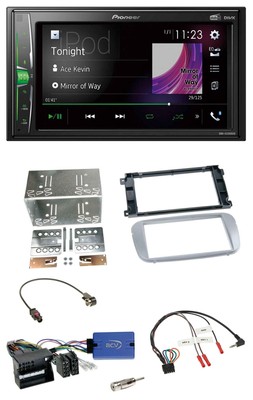 Pioneer 2DIN Lenkrad DAB USB Bluetooth Autoradio für Ford Mondeo S-Max Profi sil