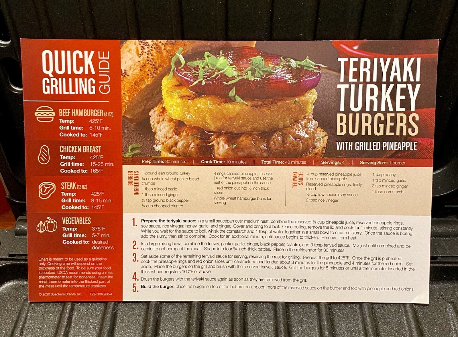 Foreman GRD6090B Digital Smart Select Family Size Smokeless