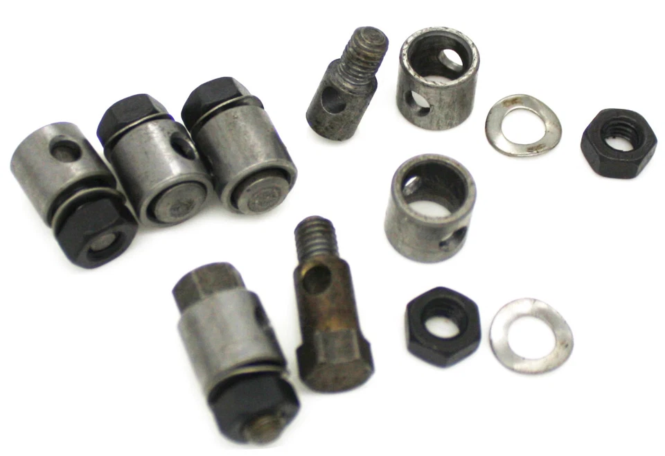 Kit de parafuso e porca de cano alavanca borboleta caixa aquecedor, Porsche 356A, 356B, 356C - Imagem 3 de 4