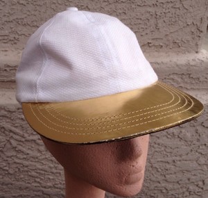 white gold hat