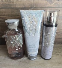 bath and body works ballet nights shower gel body cream fragrance mist set