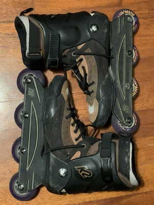 K2 Z-SE-M Inline Skates US Size 8 Euro 40.5 Brown Black Roller Blades