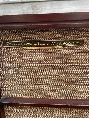 Victor　High Fidelity 真空管ラジオ R-703 昭和レトロ Vintage RCA Victor Orthophonic High Fidelity Speaker Cabinet Model