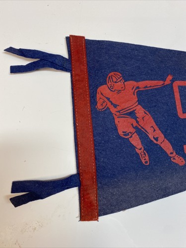Vintage Southern Methodist Mustang SMU Texas University Pennant 11x28 Football - Picture 2 of 12