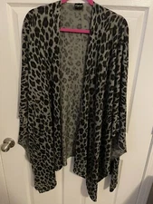Cejon Leopard Shawl/wrap Mob Wife Animal Print