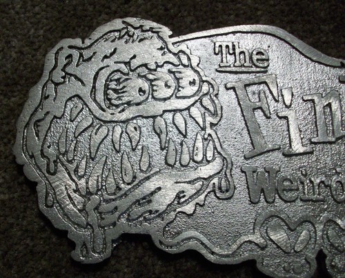 FINKS WEIRDSVILLE UNPAINTED RAT FINK GANG Hot Rod Classic Car Club Plaque Plate - Picture 2 of 5