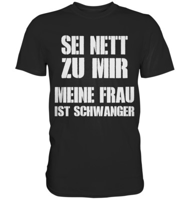 Meine Frau ist Schwanger Herren Premium T-Shirt