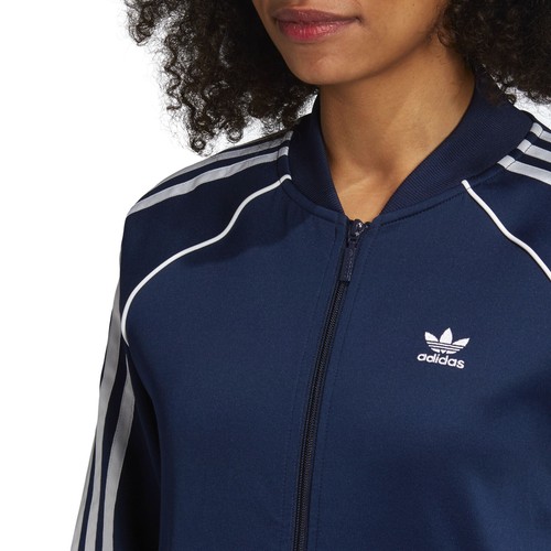 adidas Primeblue Recycled SST Zip Track Jacket Top XS RRP £50 Originals Women - Picture 7 of 9