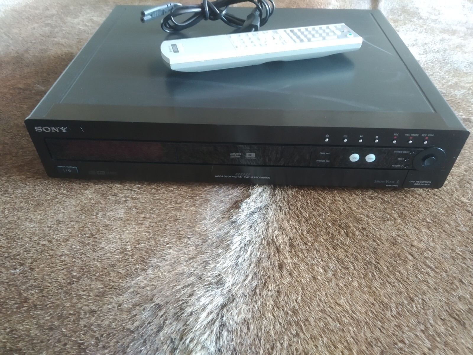 Sony RDRHX900 DVD/HDD Recorder schwarz DVD Player Festplatte 160GB eBay