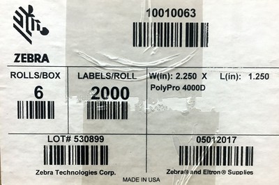 zebra polypro 4000d