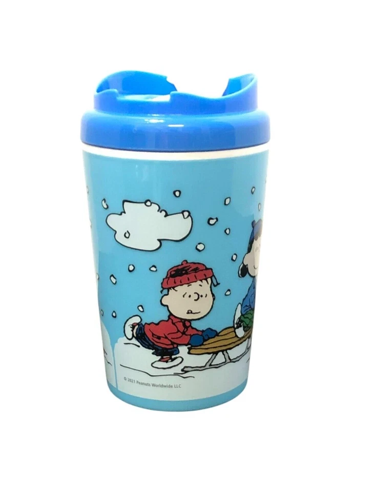 ZAK Peanuts Seabrook Niños Multicolor Vacaciones Navidad 12 Oz Vaso Nuevo Foto 2 de 4