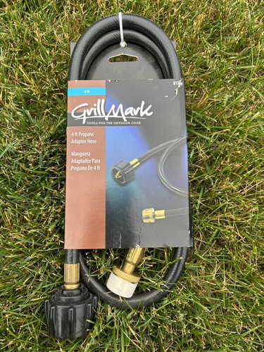 Manguera adaptadora de propano Grill Mark 4 pies, 81309, nueva A5