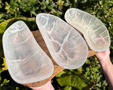 HUGE 10 Selenite Free Form Charging Bowls (Se...