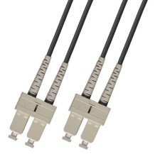 10M 32.8FT SC Outdoor Fiber Optic Cable Duplex Multimode 50/125 Cord Patch Cable